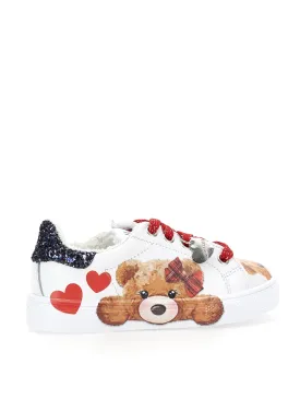 Bicast Teddy Sneakers Monnalisa for Girls