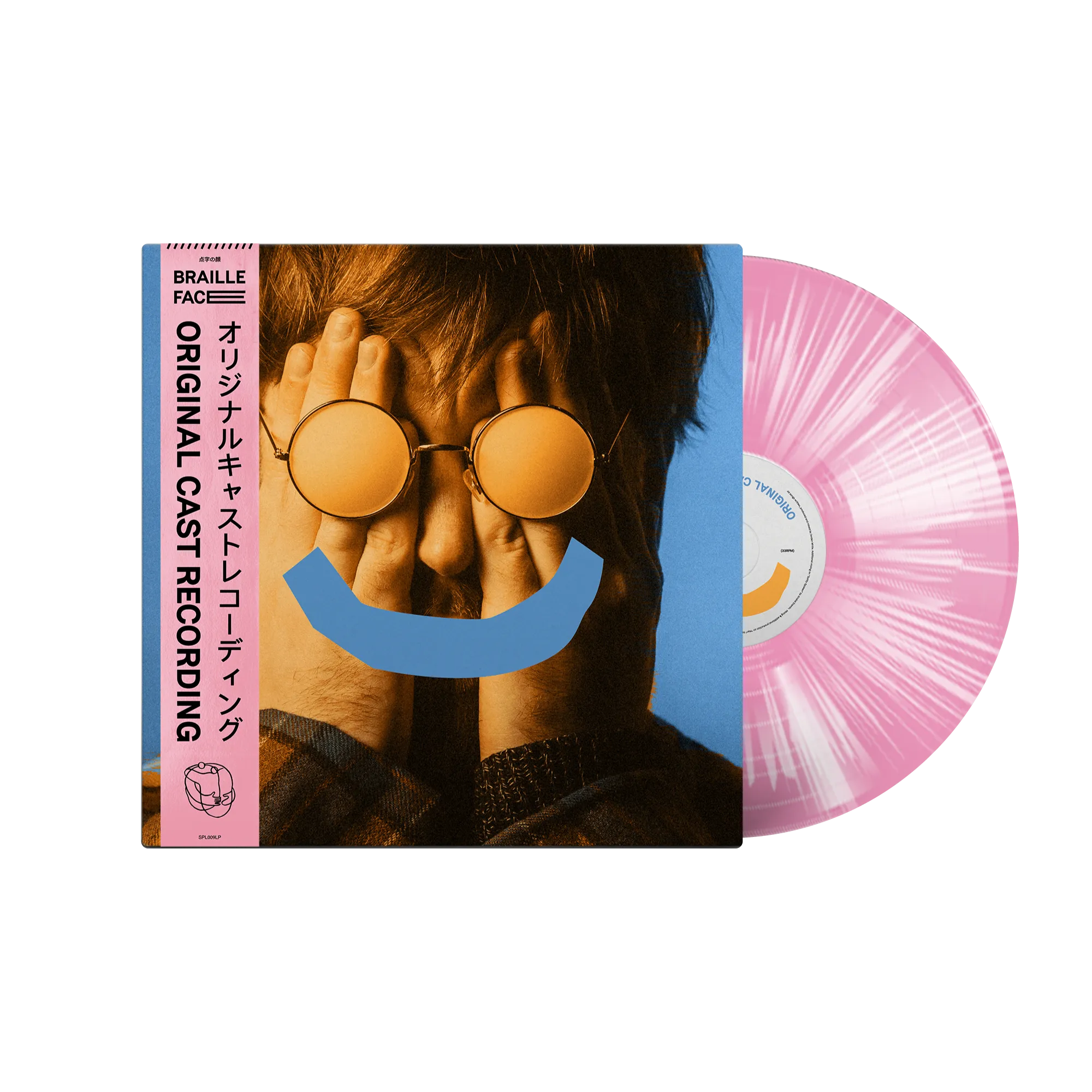 Braille Face / Original Cast Recording / Limited Edition 12" Pink Splatter Vinyl