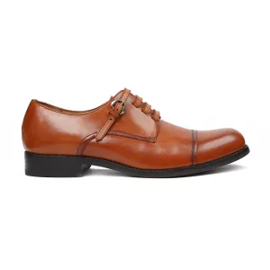 Brug - Men's Tan Calf Leather Derby Shoe