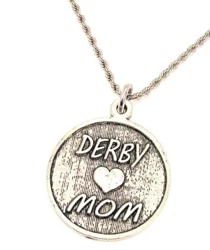 Derby Mom Single Charm Necklace