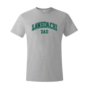 Lambda Chi Heather Gray Dad Tee