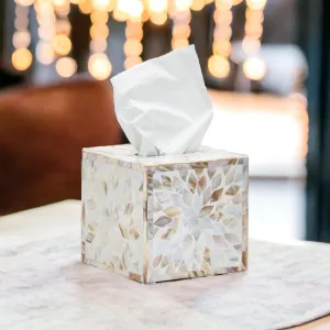 Mother of Pearl Tissue box