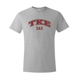 TKE Heather Gray Dad Tee