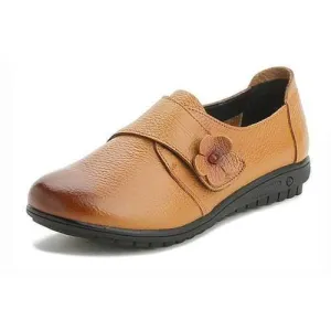 Women Leather Flat Loafers