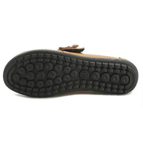 Women Leather Flat Loafers